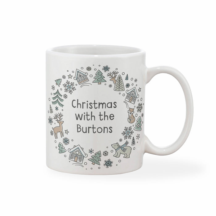 Scandi Christmas Personalised Mug