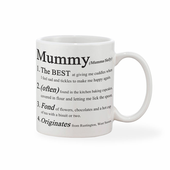 Mother's Day Personalised Definition Mug
