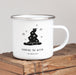 Halloween Personalised Hot Chocolate Enamel Mug