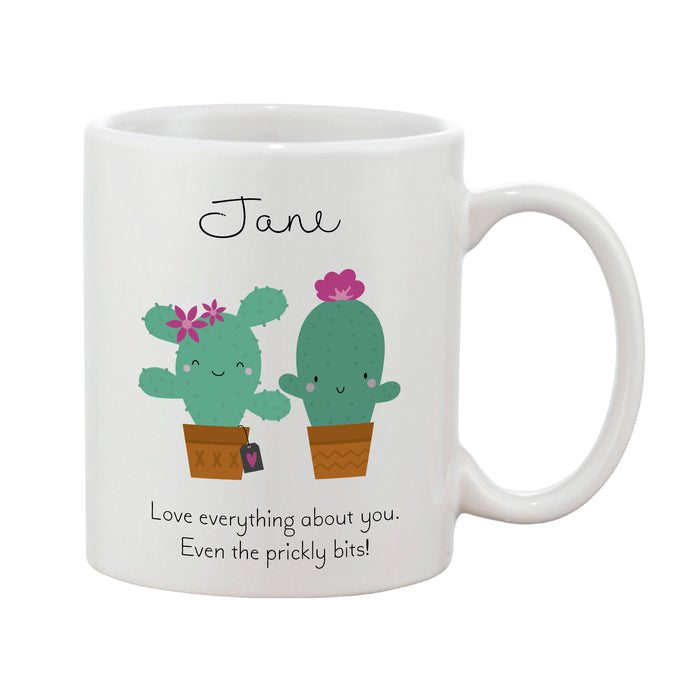 Cactus Personalised Name & Message Mother's Day Mug