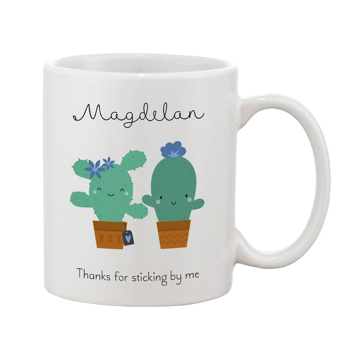 Cactus Personalised Name & Message Mother's Day Mug
