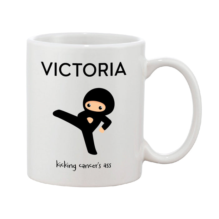 Kicking Cancer's Ass Personalised Mug
