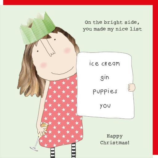 Nice List Christmas Card