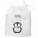 Personalised Christmas Penguin Large Gift Sack