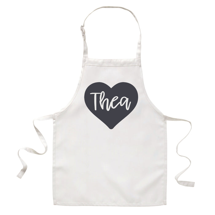 Children's Personalised Heart Apron