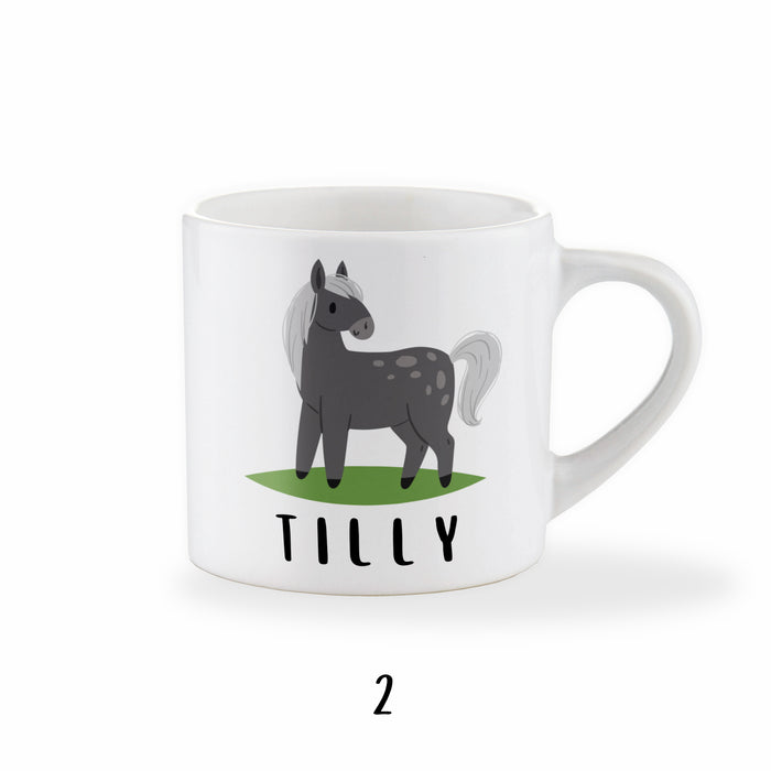 Personalised Horsey Mug Children