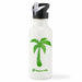 Personalised Palm Tree Tropical Print Water Bottle