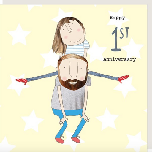 Rosie Made A Thing Happy 1st Anniversary Card