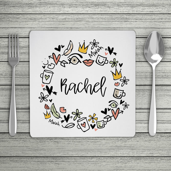 Happy Personalised Name Placemat