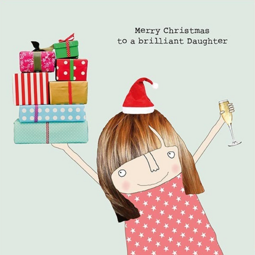 Merry Christmas to a brilliant Daughter Card