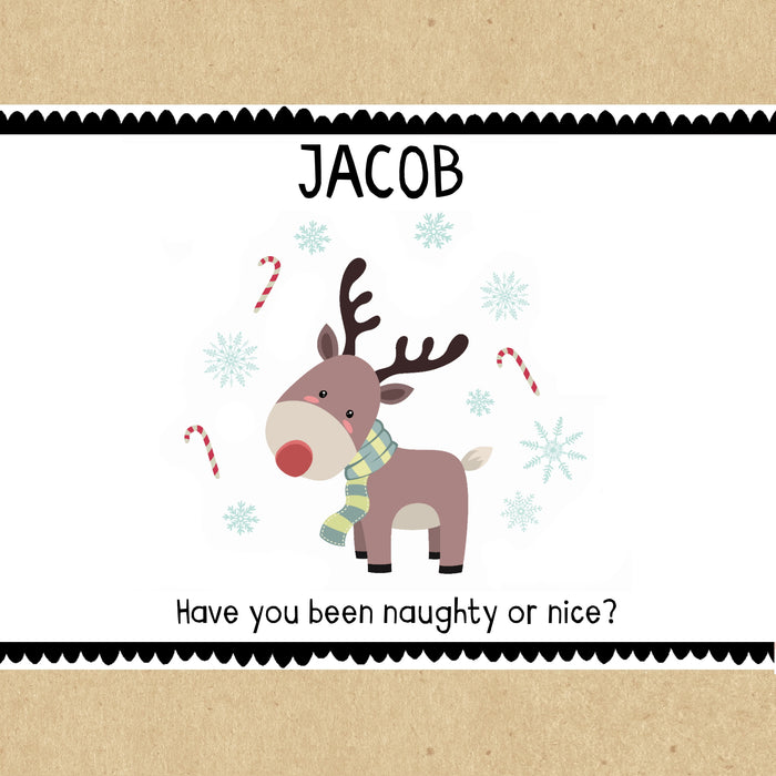 Reindeer Personalised Christmas Gift Box