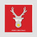Reindeer Reversible Sequin Christmas Card