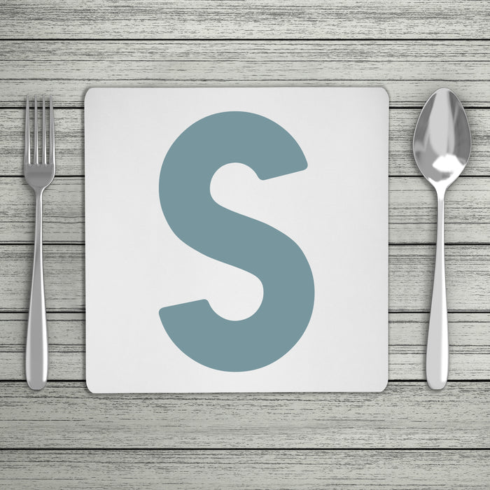 Bold Personalised Initial Placemat (Mix & Match Colours)
