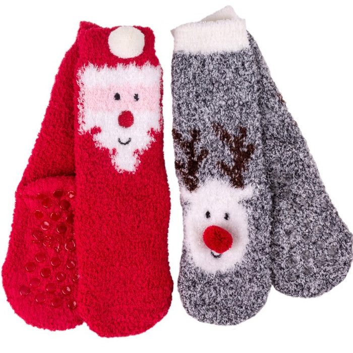 Totes Slipper Socks Christmas