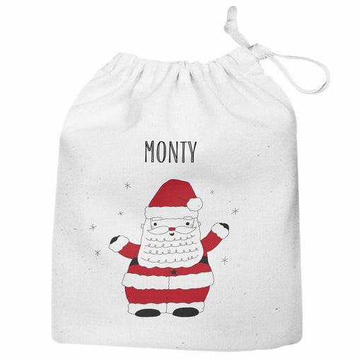 Personalised Santa Sack Gift Bag Father Christmas