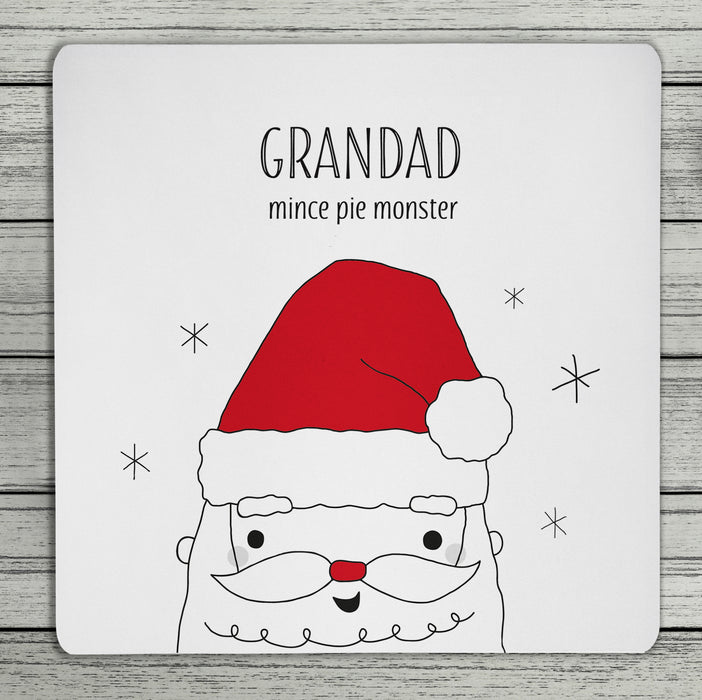 Personalised Father Christmas Santa Coaster