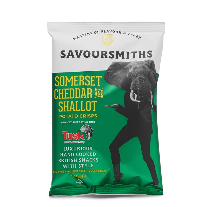 Savoursmiths Crisps (various flavours) Somerset Cheddar and Shallot