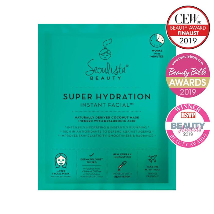 The 50th Birthday Gift Box For Her Seoulista Super Hydration Instant Facial