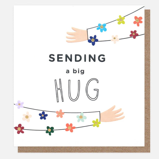 'Sending A Big Hug' Arms Caroline Gardner Card