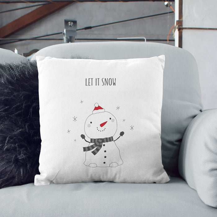 Personalised Snowman Cushion