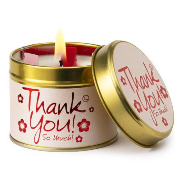 Thank You Scented Candle Tin
