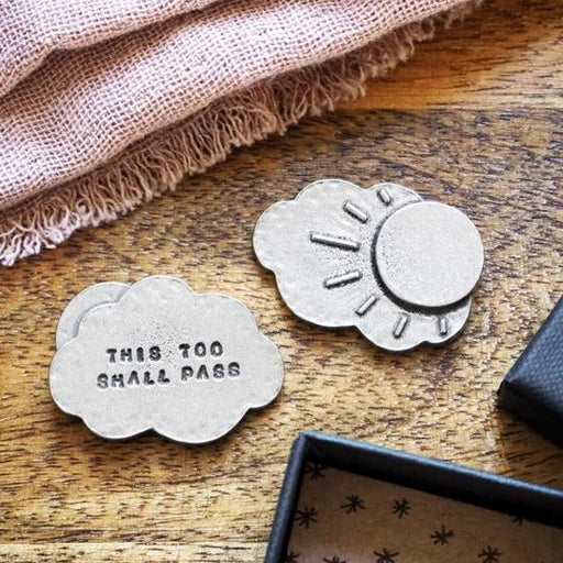 This Too Shall Pass Pocket Cloud Token