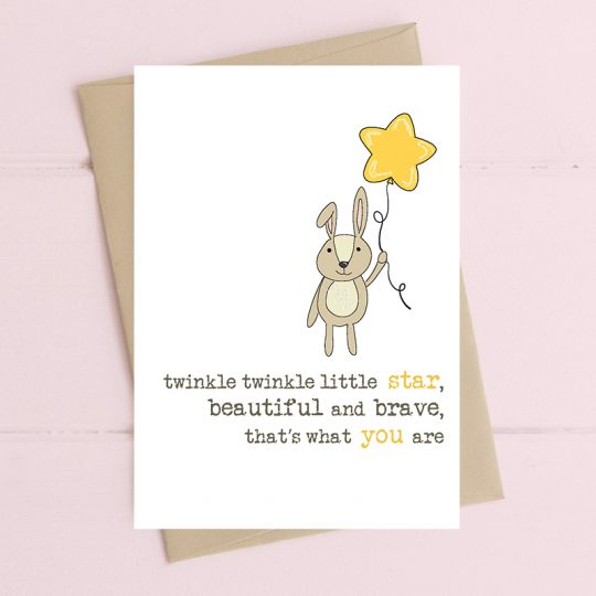 Twinkle Twinkle Little Star Get Well Card