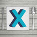 Bright 3D Personalised Initial Placemat