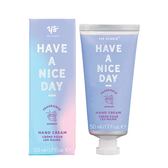 The Glowing Pampering Care Package Gift Box Have A Nice Day Coconut Hand Cream