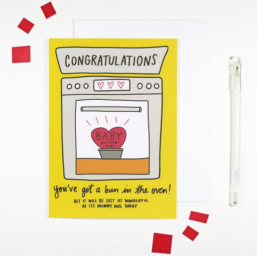A Bun In The Oven Card