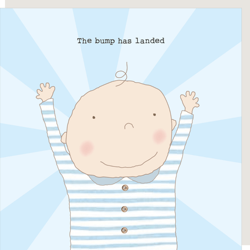 'The Bump Has Landed' New Baby Card