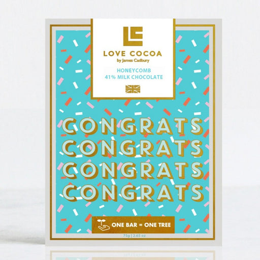 Congratulations Honeycomb Chocolate Bar