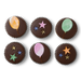 Chocolate Stars & Balloons Fairy Cakes