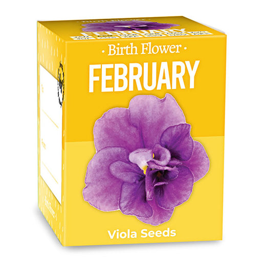 February Birthday Month Seeds - Jan to Dec