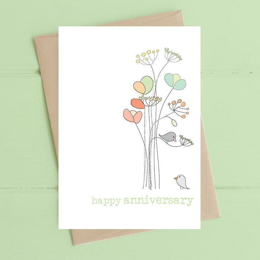 'Happy Anniversary' Birdy Card