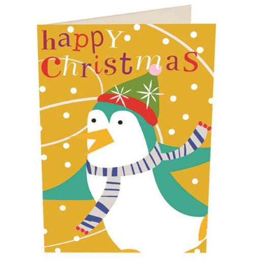 'Happy Christmas Penguin' Christmas Card