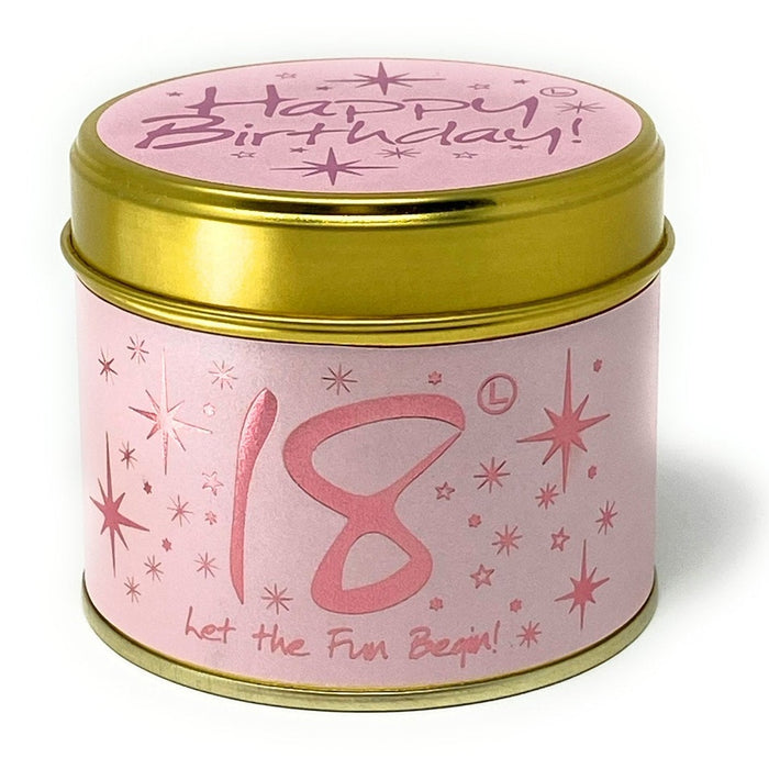 Happy Birthday Candle Tins - Milestone Ages 18