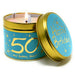 The 50th Birthday Gift Box For Her 50 And Looking Great Candle Tin
