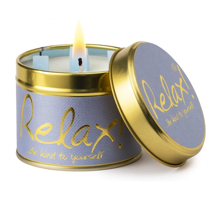 Relax Be Kind To Yourself Scented Candle Tin