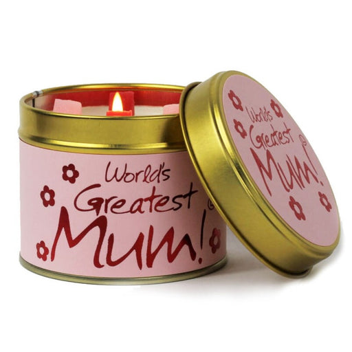 World's Greatest Mum! Scented Candle Tin