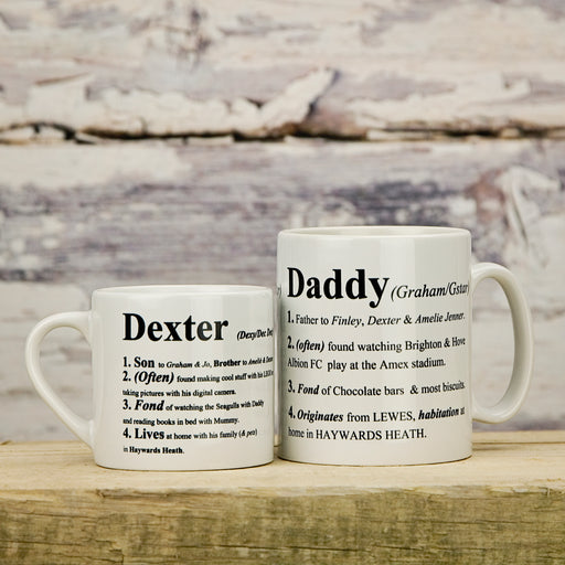 Father's Day Personalised Definition Mug