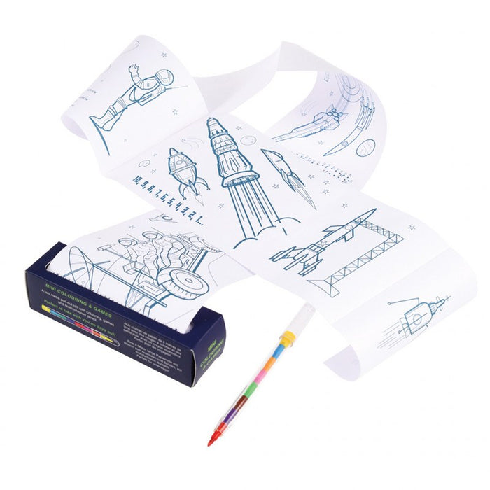 Space Age Mini Colouring And Games